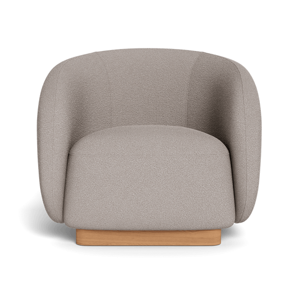 Como Lounge Chair | Sealed Teak Natural, Riviera Stone,