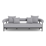 Cove Luxe 3 Seat Sofa | Aluminum Asteroid, Panama Cloud,