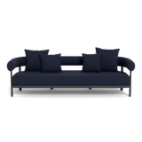 Cove Luxe 3 Seat Sofa | Aluminum Asteroid, Siesta Indigo,