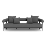 Cove Luxe 3 Seat Sofa | Aluminum Asteroid, Siesta Slate,