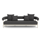 Cove Luxe 3 Seat Sofa | Aluminum Bone, Panama Grafito,
