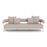 Cove Luxe 3 Seat Sofa | Aluminum Bone, Panama Marble,
