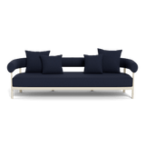 Cove Luxe 3 Seat Sofa | Aluminum Bone, Siesta Indigo,