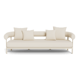 Cove Luxe 3 Seat Sofa | Aluminum Bone, Siesta Ivory,