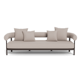 Cove Luxe 3 Seat Sofa | Aluminum Bronze, Panama Marble,