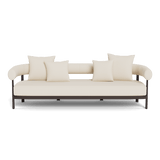Cove Luxe 3 Seat Sofa | Aluminum Bronze, Siesta Ivory,