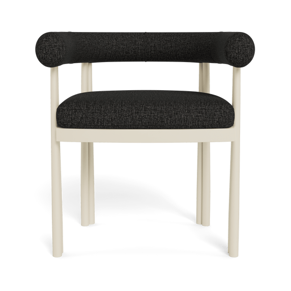 Cove Luxe Dining Chair | Aluminum Bone, Copacabana Midnight,