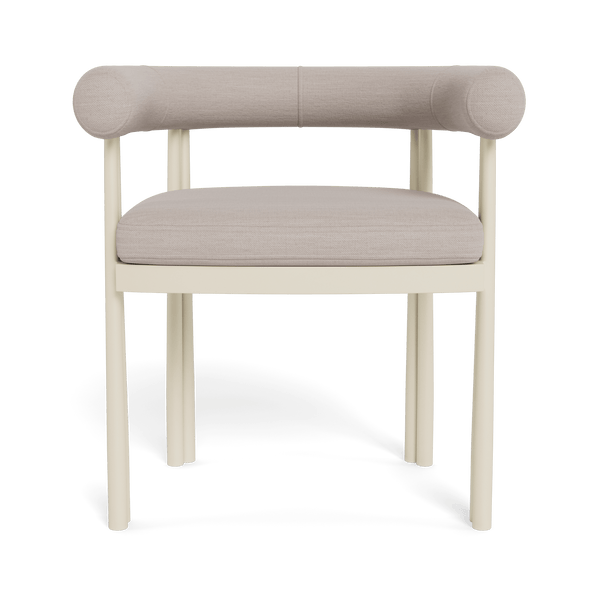 Cove Luxe Dining Chair | Aluminum Bone, Panama Marble,