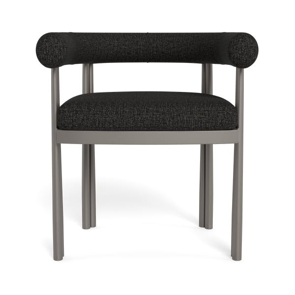 Cove Luxe Dining Chair | Aluminum Bronze, Copacabana Midnight,