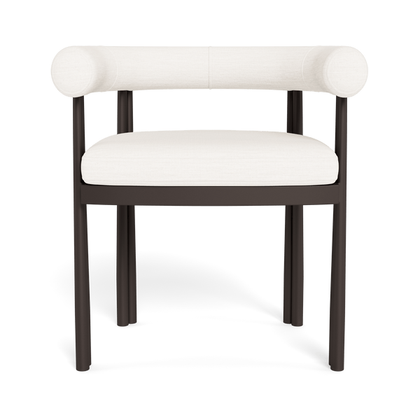 Cove Luxe Dining Chair | Aluminum Bronze, Panama Blanco,