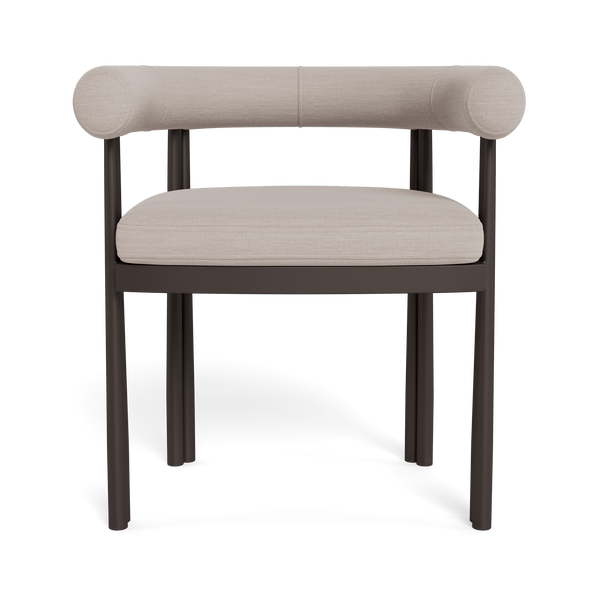 Cove Luxe Dining Chair | Aluminum Bronze, Panama Marble,