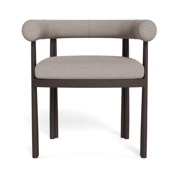 Cove Luxe Dining Chair | Aluminum Bronze, Riviera Stone,