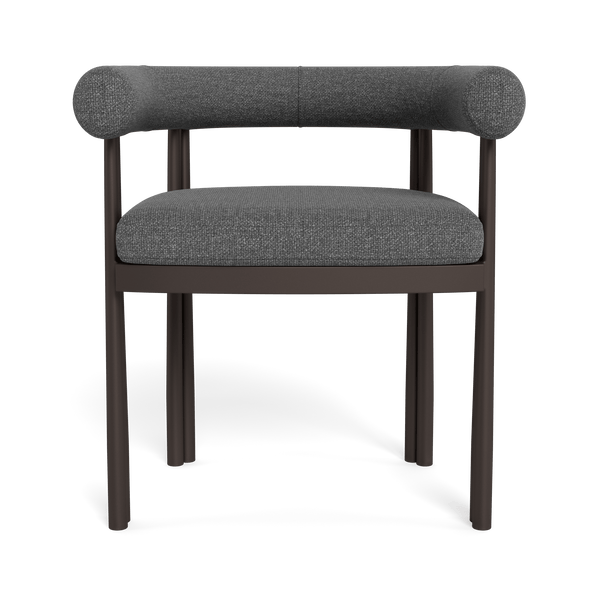Cove Luxe Dining Chair | Aluminum Bronze, Siesta Slate,