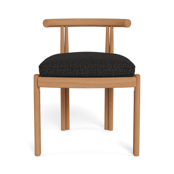 Cove Teak Armless Dining Chair | Teak Natural, Copacabana Midnight,