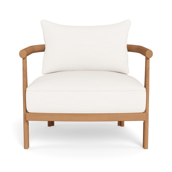 Cove Teak Lounge Chair | Teak Natural, Panama Blanco,