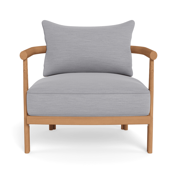 Cove Teak Lounge Chair | Teak Natural, Panama Cloud,