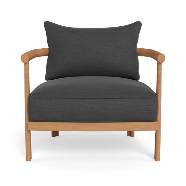 Cove Teak Lounge Chair | Teak Natural, Panama Grafito,