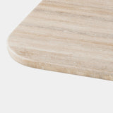 Ford Square Dining Table 67" | Travertine Silver, ,