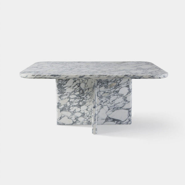 Ford Square Dining Table 67" | Travertine Silver, ,