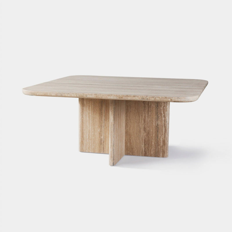 Ford Square Dining Table 67" | Travertine Silver, ,