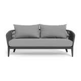 Hamilton 2 Seat Sofa | Aluminum Asteroid, Lisos Piedra, Rope Dark Grey