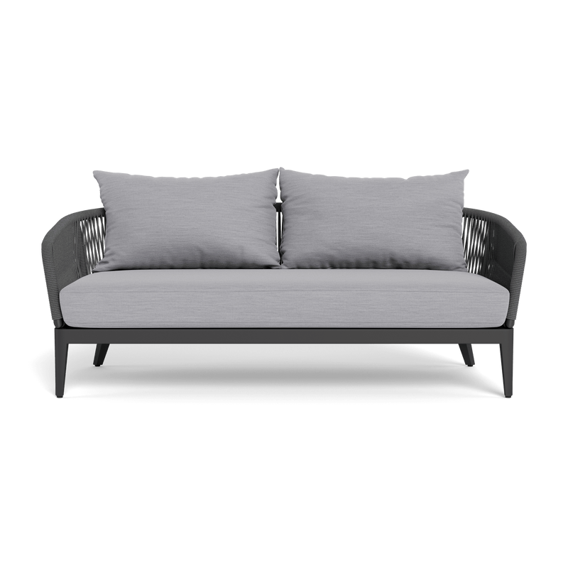 Hamilton 2 Seat Sofa | Aluminum Asteroid, Panama Cloud, Rope Dark Grey