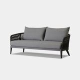 Hamilton 2 Seat Sofa | Aluminum Asteroid, Panama Grafito, Rope Dark Grey