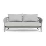 Hamilton 2 Seat Sofa | Aluminum Taupe, Copacabana Sand, Rope Light Grey