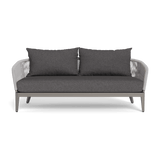 Hamilton 2 Seat Sofa | Aluminum Taupe, Riviera Slate, Rope Light Grey