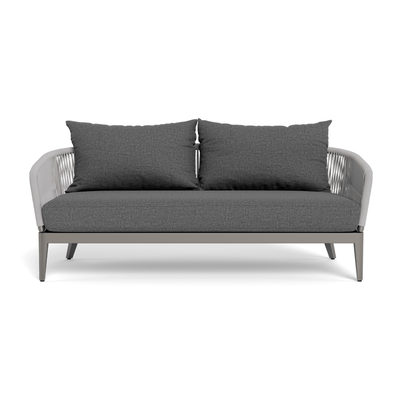 Hamilton 2 Seat Sofa | Aluminum Taupe, Siesta Slate, Rope Light Grey