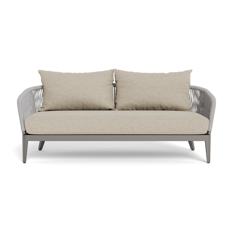 Hamilton 2 Seat Sofa | Aluminum Taupe, Siesta Taupe, Rope Light Grey