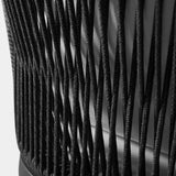 Hamilton Bar Stool | Aluminum Asteroid, Panama Grafito, Rope Dark Grey