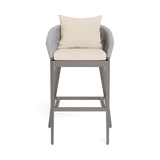 Hamilton Bar Stool | Aluminum Taupe, Riviera Sand, Rope Light Grey