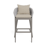 Hamilton Bar Stool | Aluminum Taupe, Siesta Taupe, Rope Light Grey