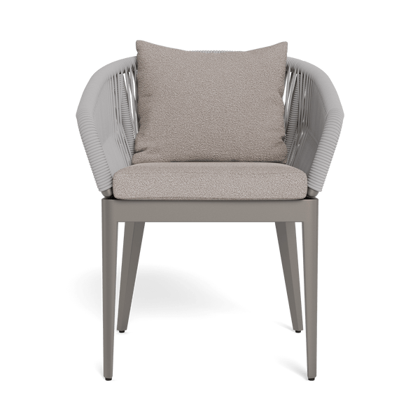Hamilton Dining Chair | Aluminum Taupe, Riviera Stone, Rope Light Grey