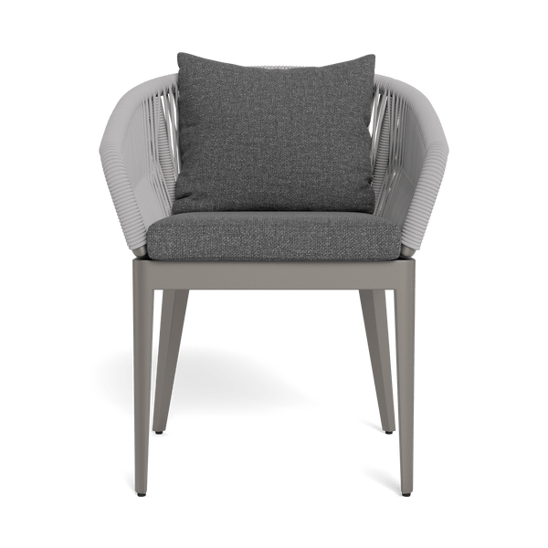 Hamilton Dining Chair | Aluminum Taupe, Siesta Slate, Rope Light Grey