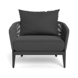 Hamilton Lounge Chair | Aluminum Asteroid, Panama Grafito, Rope Dark Grey