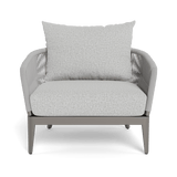 Hamilton Lounge Chair | Aluminum Taupe, Copacabana Sand, Rope Light Grey