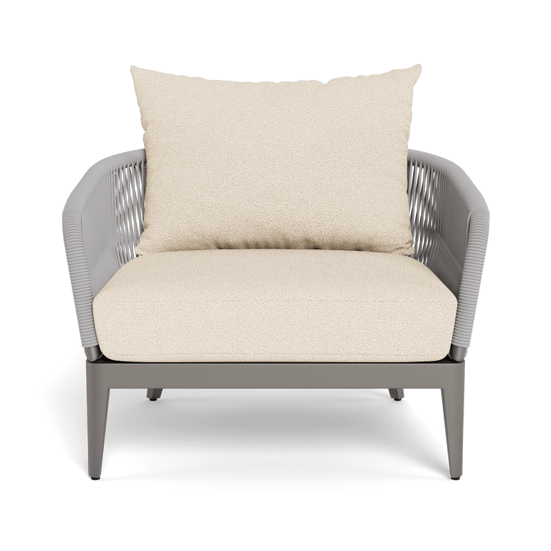 Hamilton Lounge Chair | Aluminum Taupe, Riviera Sand, Rope Light Grey