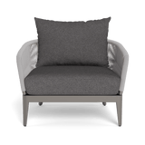 Hamilton Lounge Chair | Aluminum Taupe, Riviera Slate, Rope Light Grey