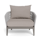Hamilton Lounge Chair | Aluminum Taupe, Riviera Stone, Rope Light Grey
