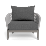 Hamilton Lounge Chair | Aluminum Taupe, Siesta Slate, Rope Light Grey