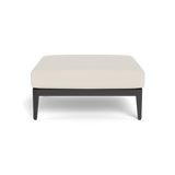 Hamilton Ottoman | Aluminum Asteroid, Siesta Ivory,