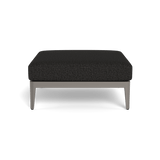Hamilton Ottoman | Aluminum Taupe, Copacabana Midnight,