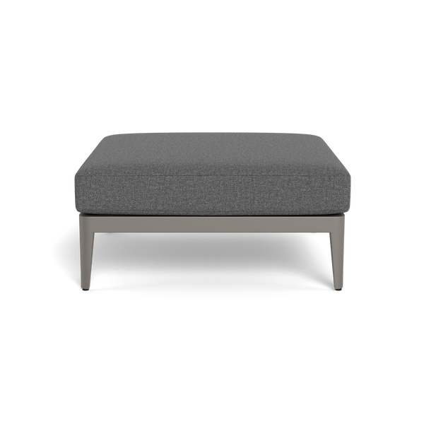 Hamilton Ottoman | Aluminum Taupe, Siesta Slate,