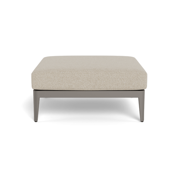 Hamilton Ottoman | Aluminum Taupe, Siesta Taupe,