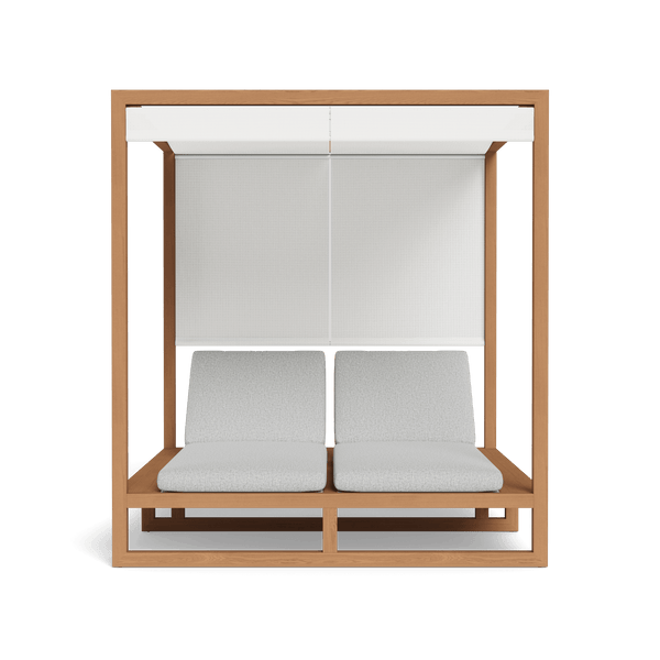 Hayman Teak Batyline Cabana | Teak Natural, Copacabana Sand, Batyline White