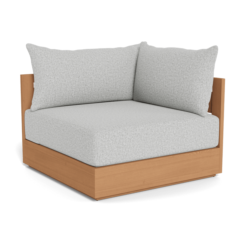 Hayman Teak Corner | Teak Natural, Copacabana Sand, Batyline White