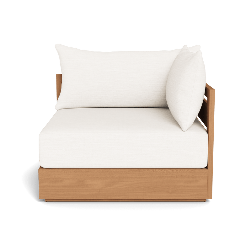 Hayman Teak Corner | Teak Natural, Panama Blanco, Batyline White