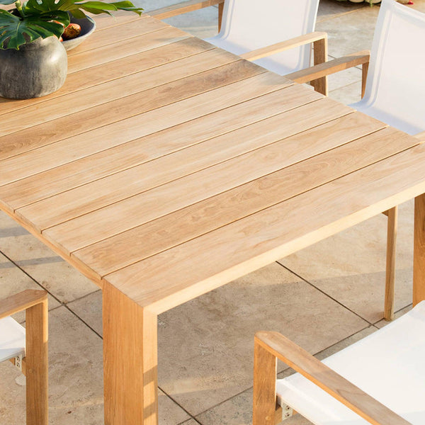 Hayman Teak Dining Table 106" | Teak Natural, ,